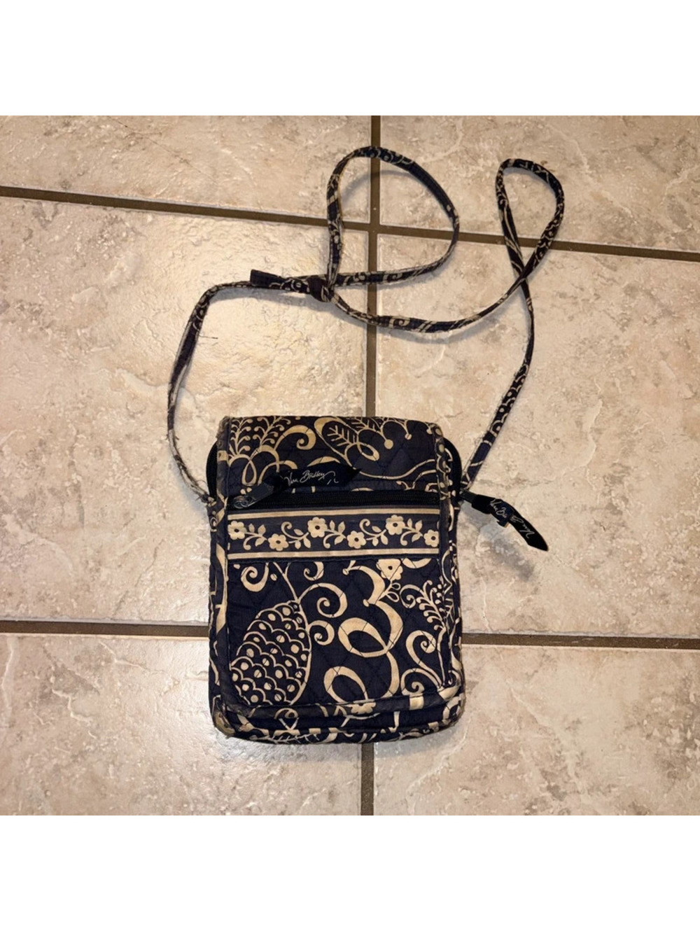 Vera Bradley Twirley Bird Navy Purse